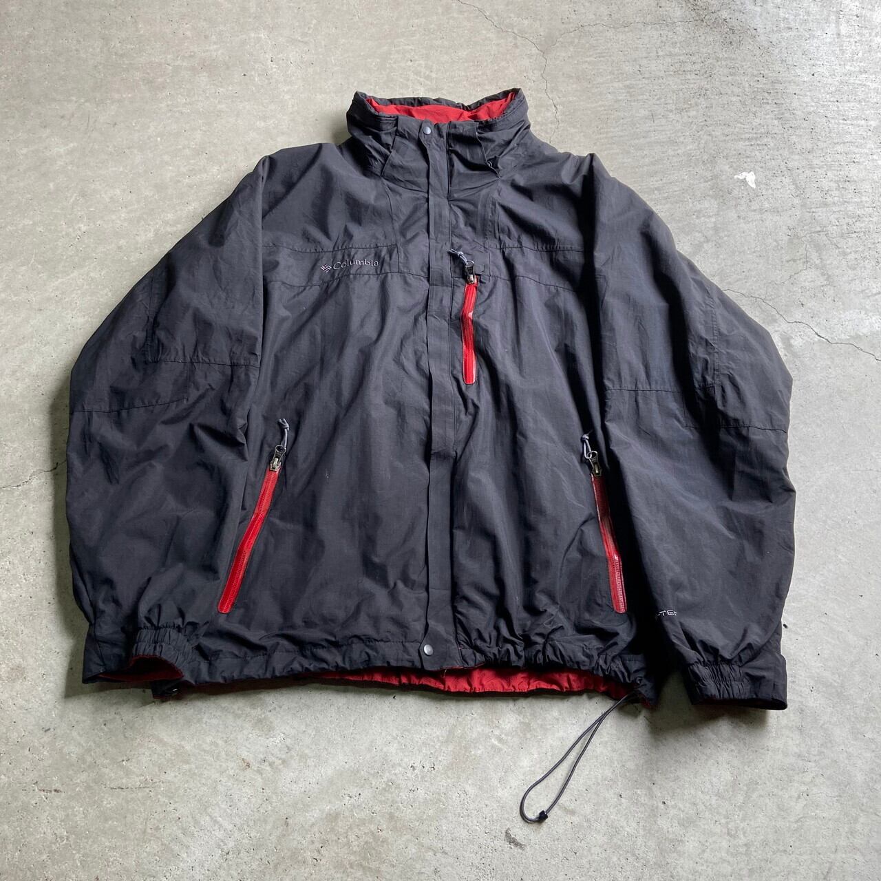 Columbia OMNI-TECH 防水ジャケット Lサイズ チェック柄 Columbia OMNI-TECH 防水ジャケット Lサイズ チェック柄