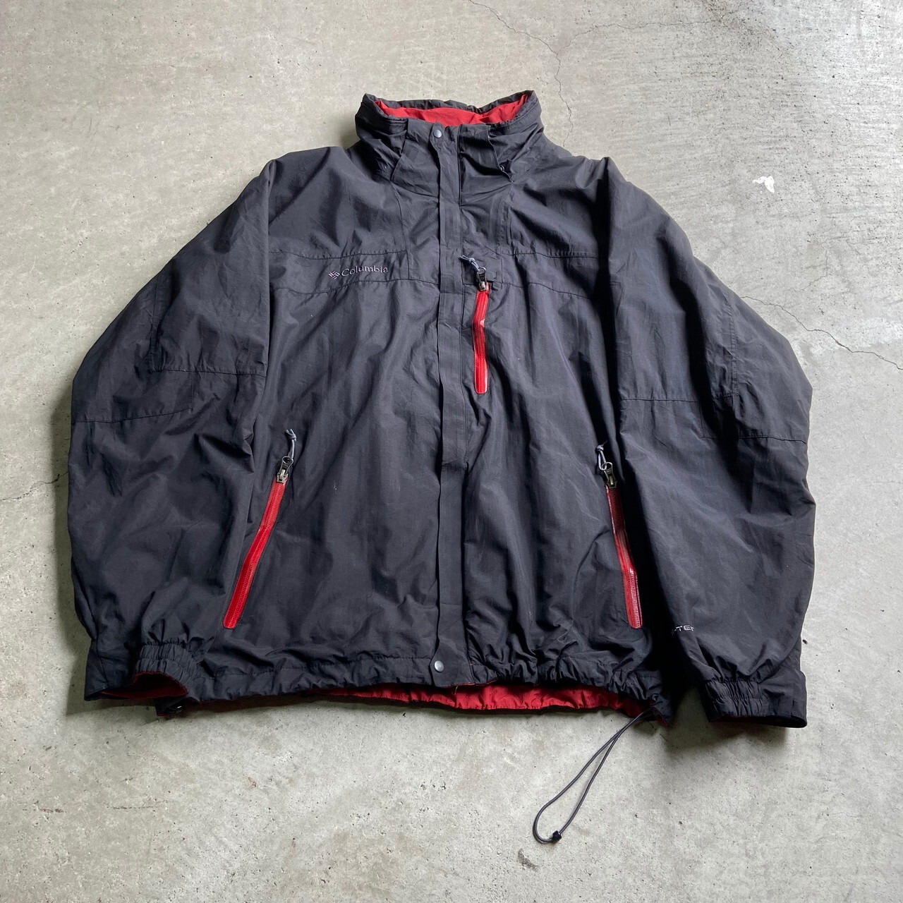 Columbia コロンビア フード OMNI-TECH 防水 マウンテンジャケット  