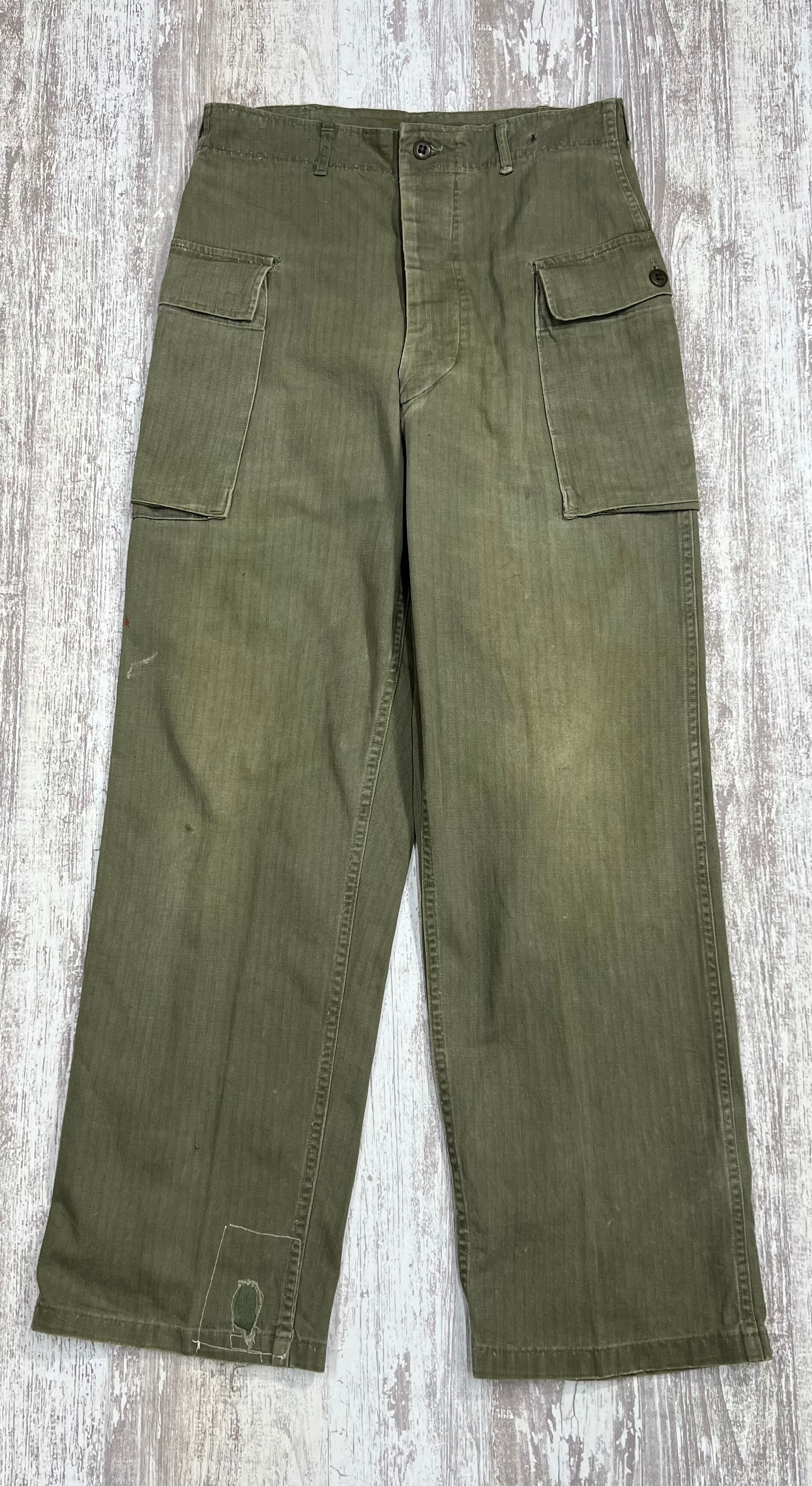 40s US ARMY M-43 HBT PANTS | savvy