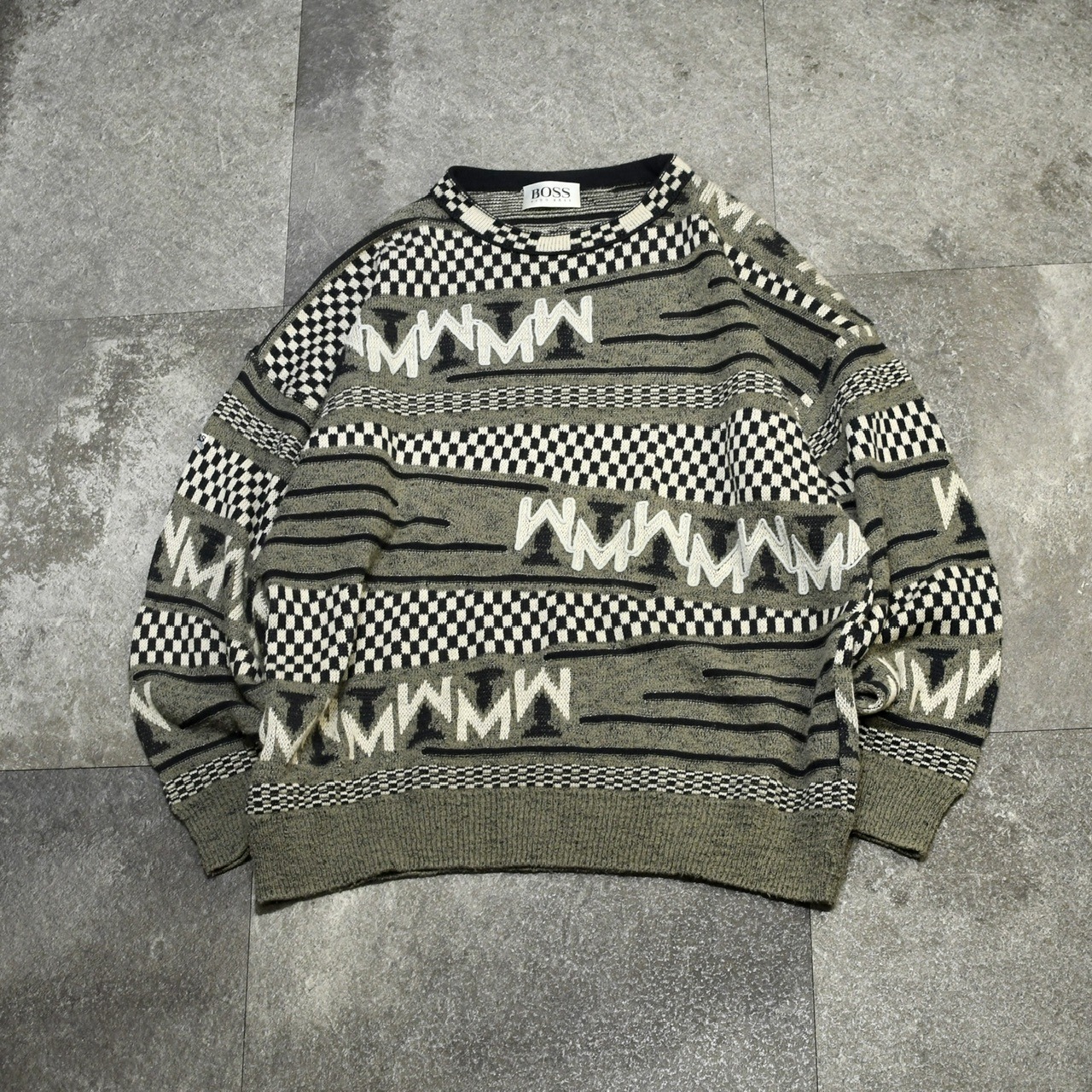 HUGO BOSS design acryl knit