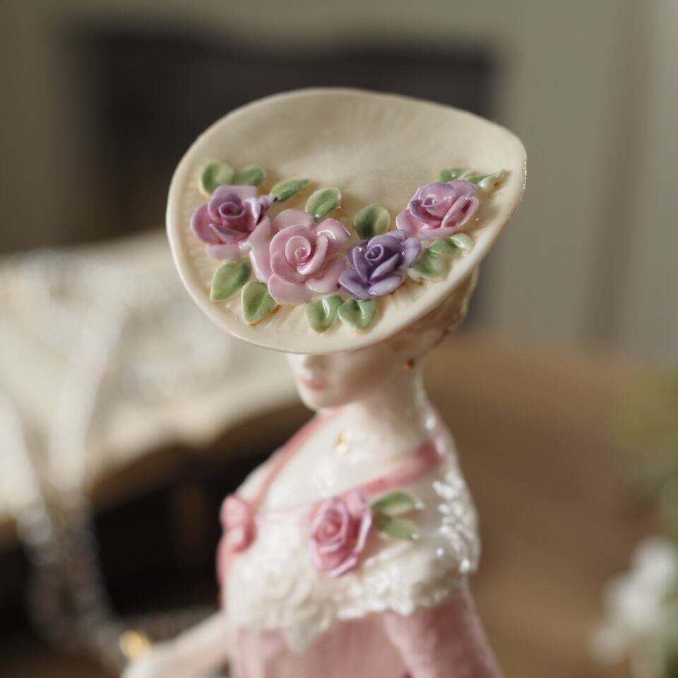 希少 英国コールポートフィギュリン LADY CAROLINE F9 | antique