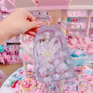 【A2】112-12カラビナ付きおうちポーチ（10cmぬいぐるみポーチ）