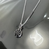 SPIDER WEB NECKLACE #1 with GODSIZE® I.D. TAG / スパイダーウェブ ゴッドサイズ® I.D.タグネックレス