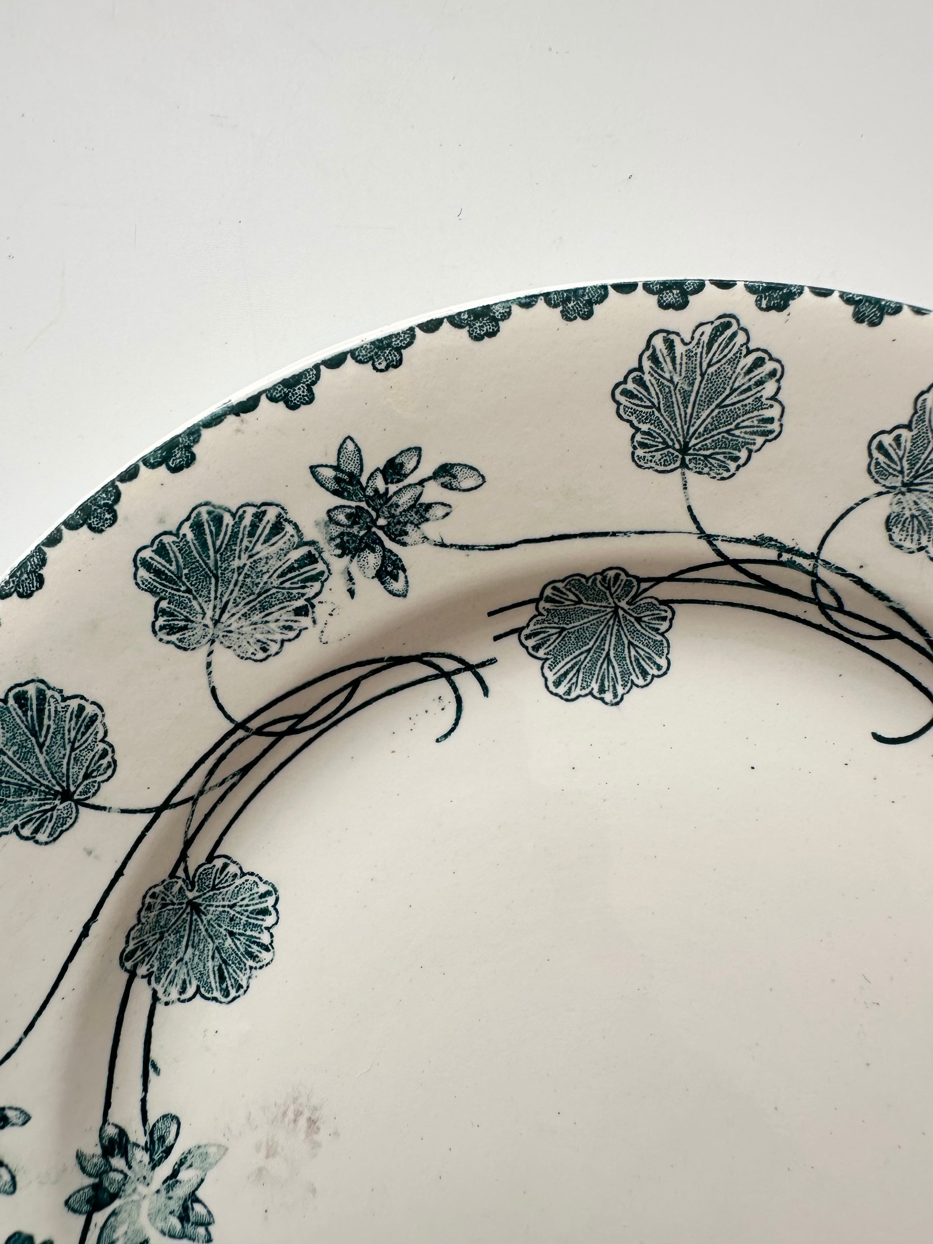 sarreguemines サルグミンヌ ゼラニウム フランス アンティーク