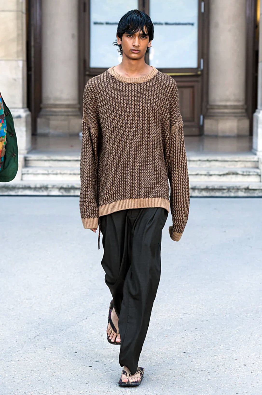 White Mountaineering / COTTON LINEN KNIT PULLOVER(WM2471603 White Mountaineering / COTTON LINEN KNIT PULLOVER(WM2471603