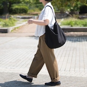 Cotton Hobo bag ブラック