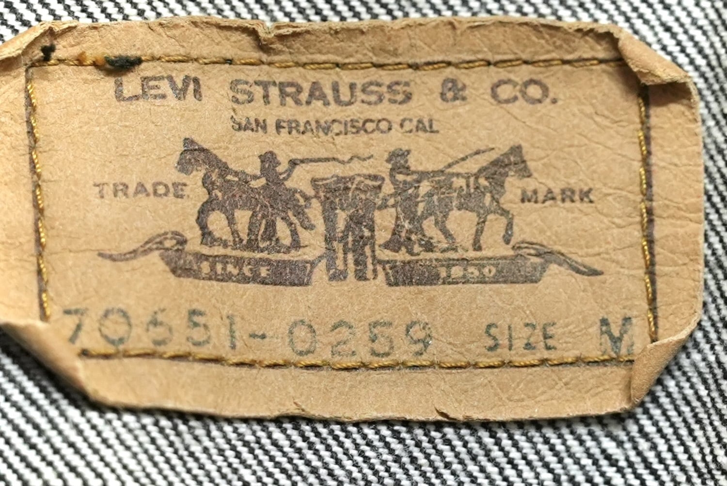 4124 Levi's リーバイス 70651-0259 ジージャン デニムジャケット