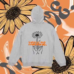 SUN Flower  hoodie ビッグシルエット