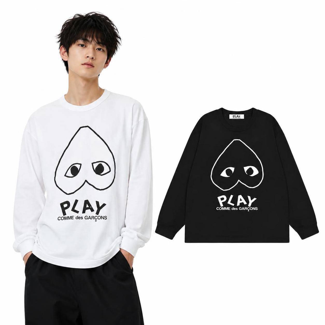 コムデギャルソン PLAY COMME des GARCONS ハートロゴ クルーネック
