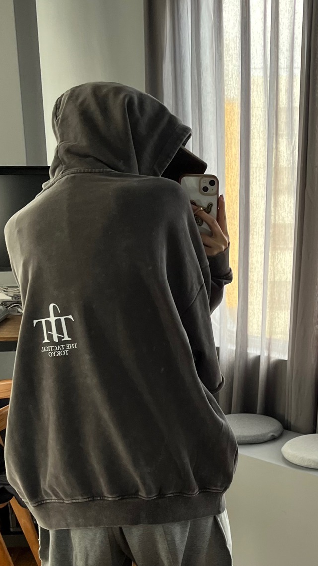 【3AM Original】back logo hoodie