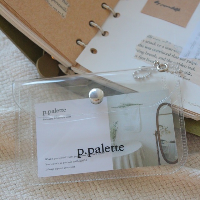 [p.palette] moimコラボ クリア カードケース