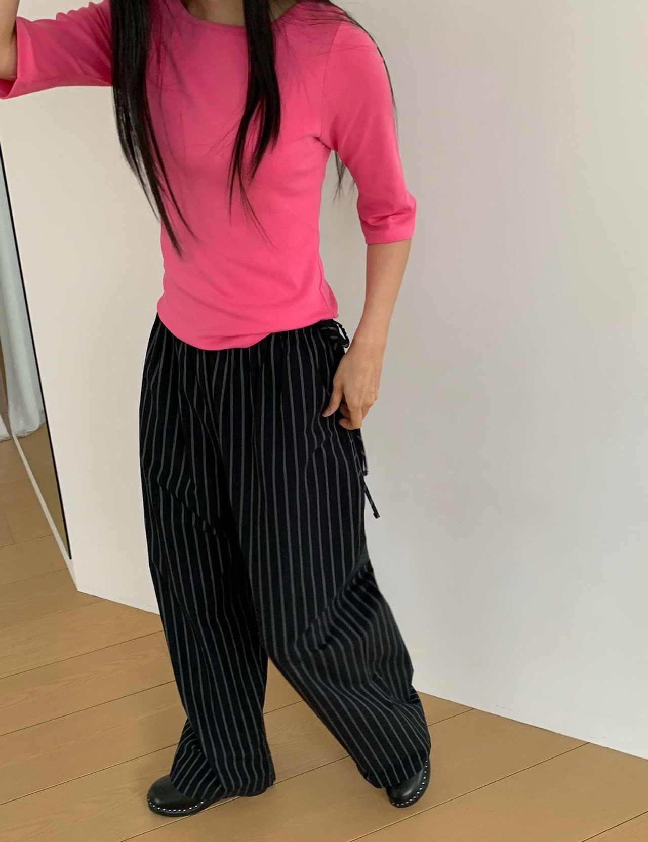 【新作5％OFF・3日間】Three-quarter sleeve Tops_5colors