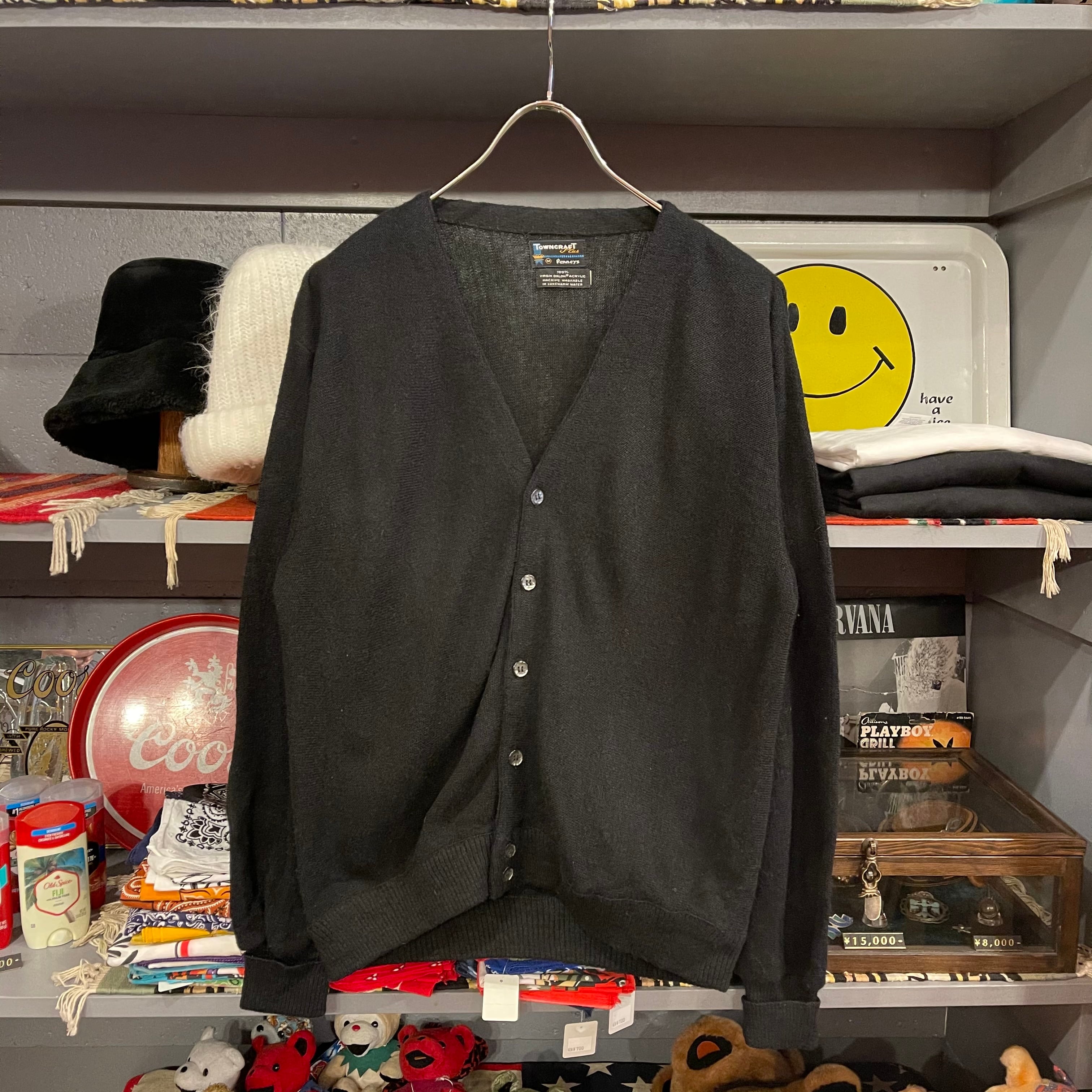 60s TOWNCRAFT Acrylic Cardigan 60'sペニーズ タウンクラフト stripe