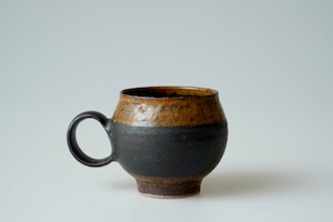 淡海陶芸研究所 泥象嵌 丸マグカップ 小