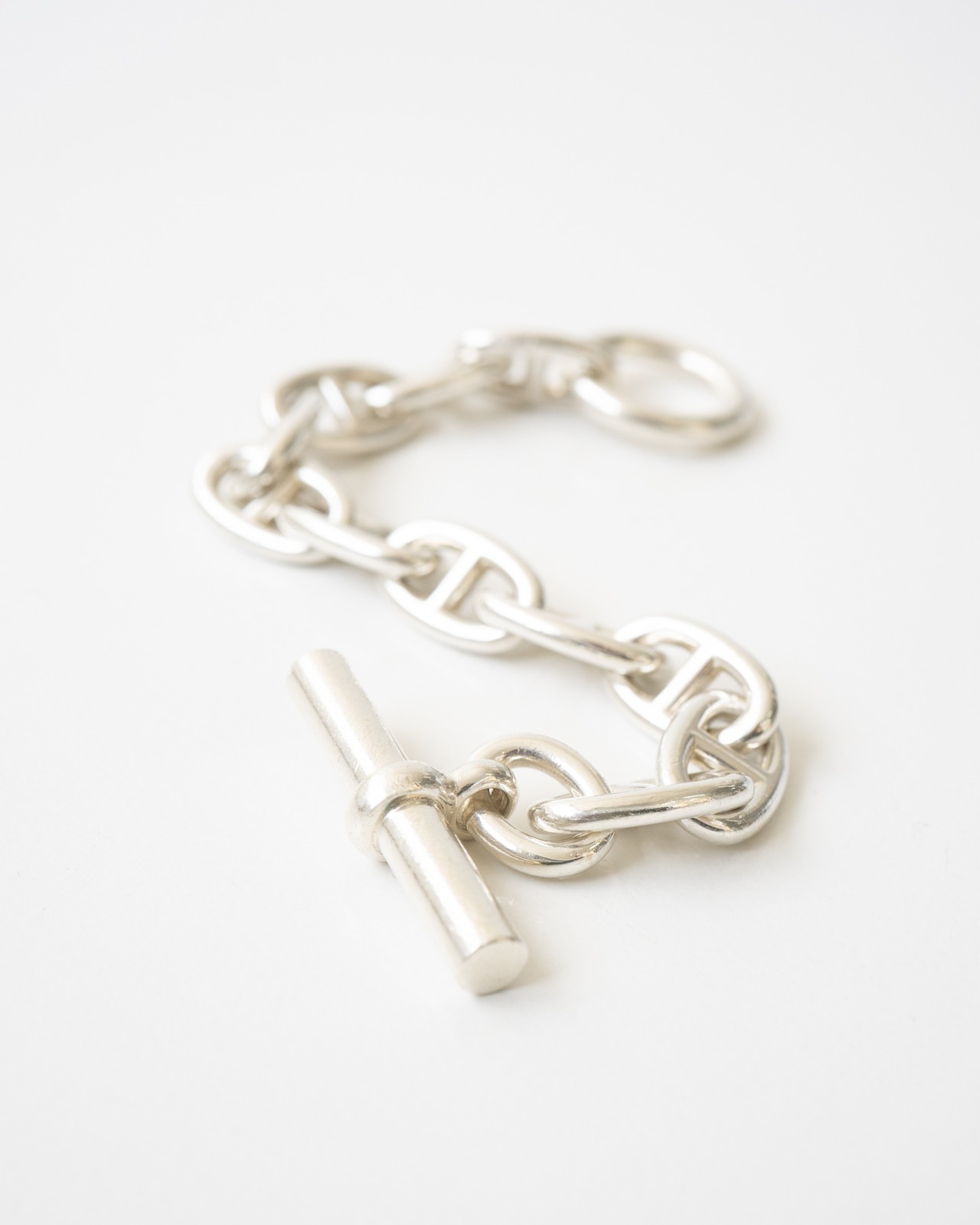 〈Hermès〉Chaine dancre Bracelet TGM11 1990s