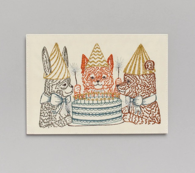 CORAL&TUSK:Birthday Celebration Card 3匹でお誕生日 グリーティングカード (コーラル・アンド・タスク)