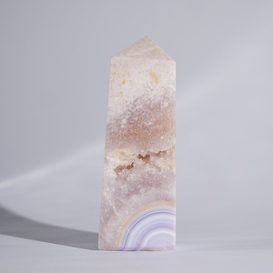 ピンク アメシスト アメジスト ブルーレースアゲート / タワー