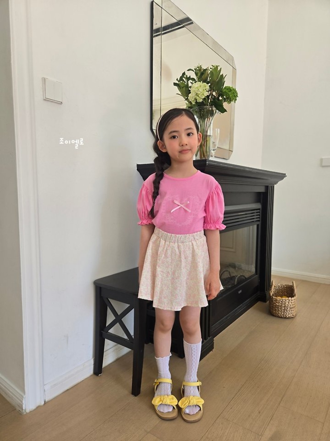 [GIOIELLO] Ribbon puff tee (XL/XXL) / [조이엘로] 리본퍼프티 (XL/XXL)