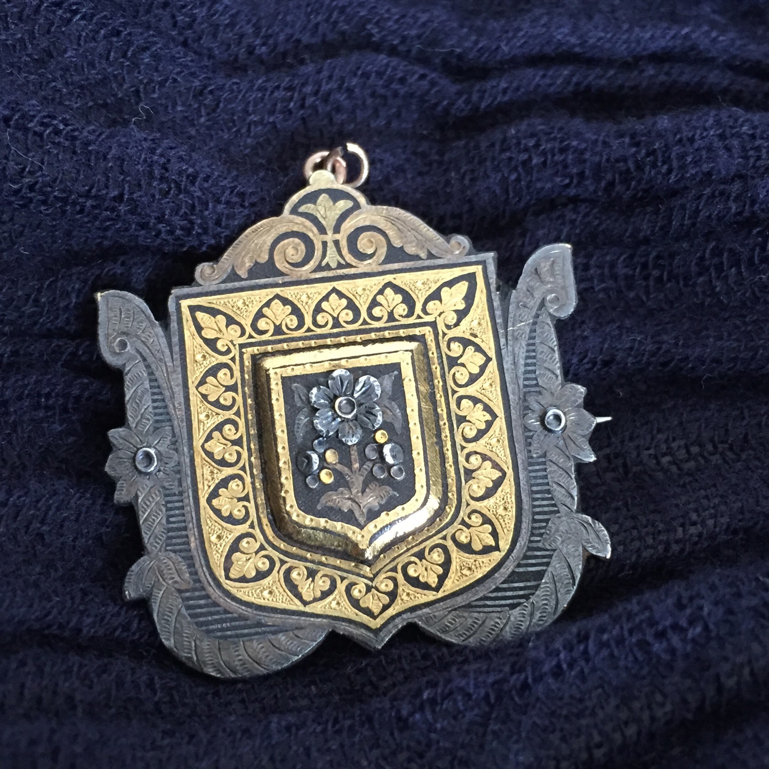 Pocket watch fob pendant / brooch