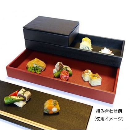 輪島　キリモト　千すじ小福皿（大）漆　ドミニク・ローホー　能登 輪島キリモト】漆のお皿 小福皿 | 藤巻百貨店
