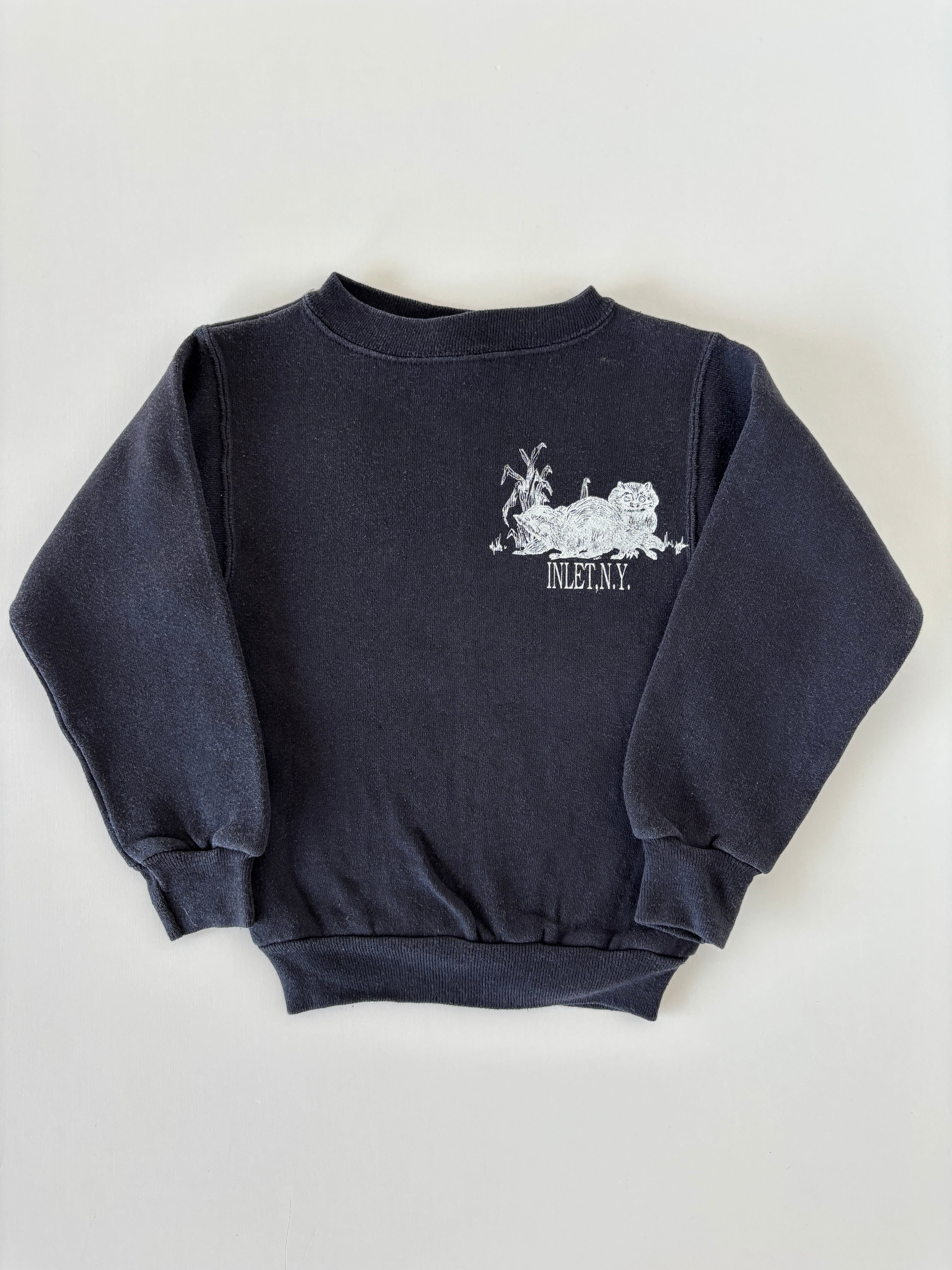 【4-5T相当・vintage 】USA製 INLET NY スウェット