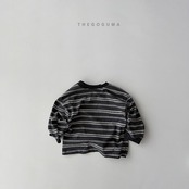 【取寄】THE GOGUMA タムタムボーダーTシャツ|秋服|韓国子供服| 26/AT