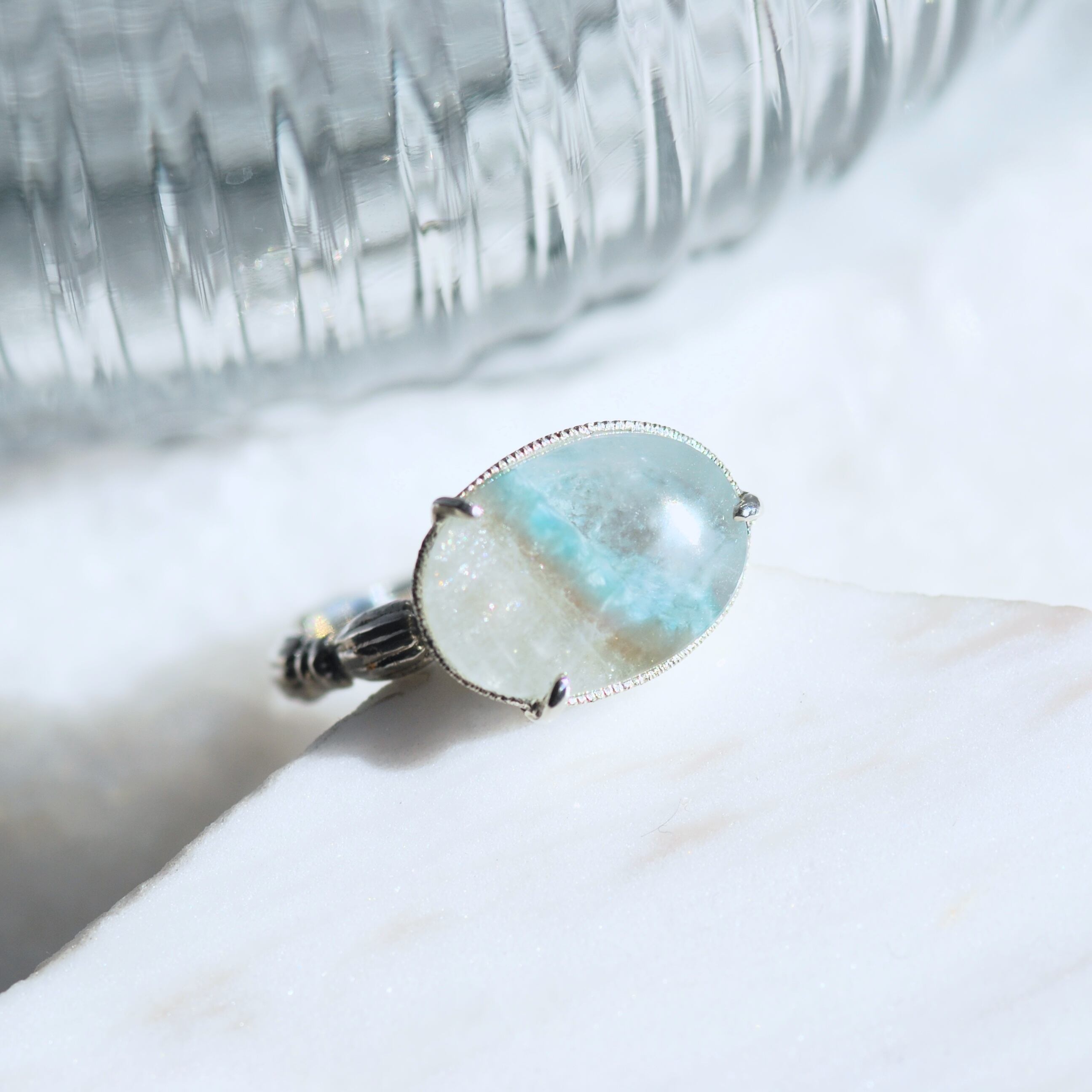 1点物】希少 カコクセナイトインシトリン 26x18mm 原石ラフカット 