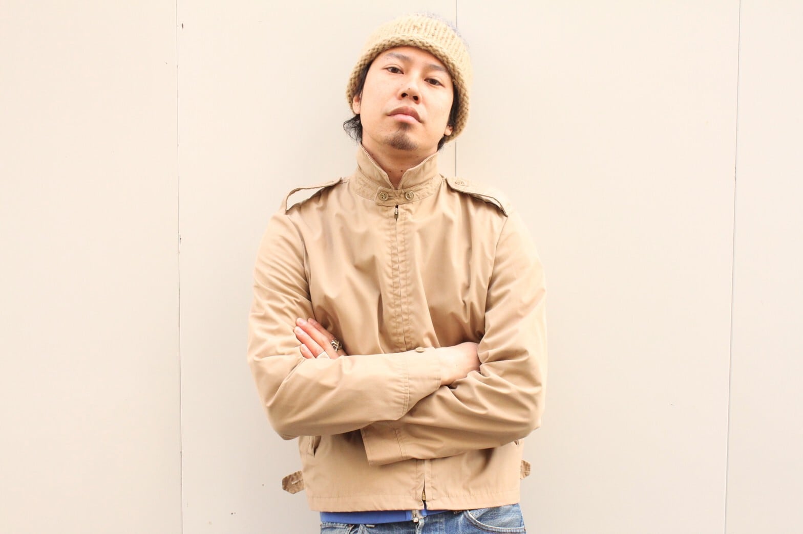 60s US NAVY Utility Jacket "Wind Breaker" Creighton社 USA製