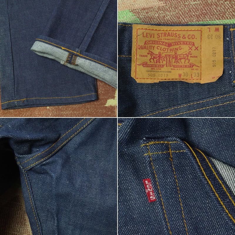 Levi's 505  66後期 81年製 オリジナル  W30