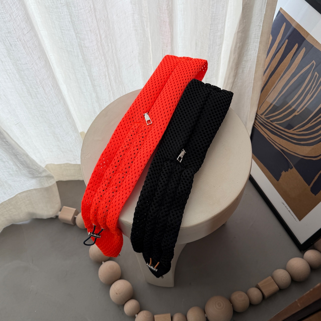 【受注予約:10月下旬入荷予定】Adjustable Mesh Strap/black