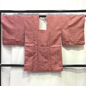 道行・着物・和装コート・ポリエステル・赤紫地・No.200701-0574・梱包サイズ60