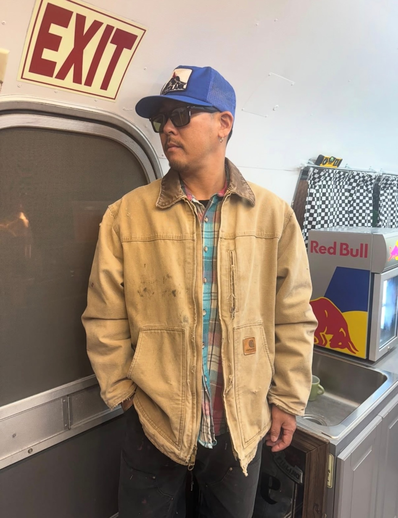 00s carhartt  Sandstone Ridge Coat /メキシコ製（米国の部品を使用）・画像3