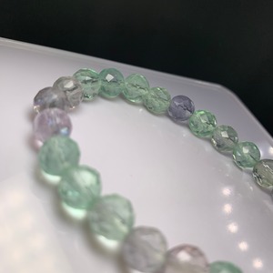 b167 カットフローライトブレスレット