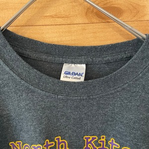 【GILDAN】ハイスクール 高校 North Kitsap High School! プリント ロゴ Tシャツ XL オーバーサイズ US古着