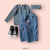 PEPPER 26/SP Pippi striped T-shirt