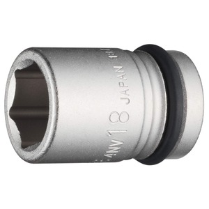 【人気】トネ(TONE) インパクト用ソケット 4NV-18 差込角12.7mm(1/2) 二面幅18mm