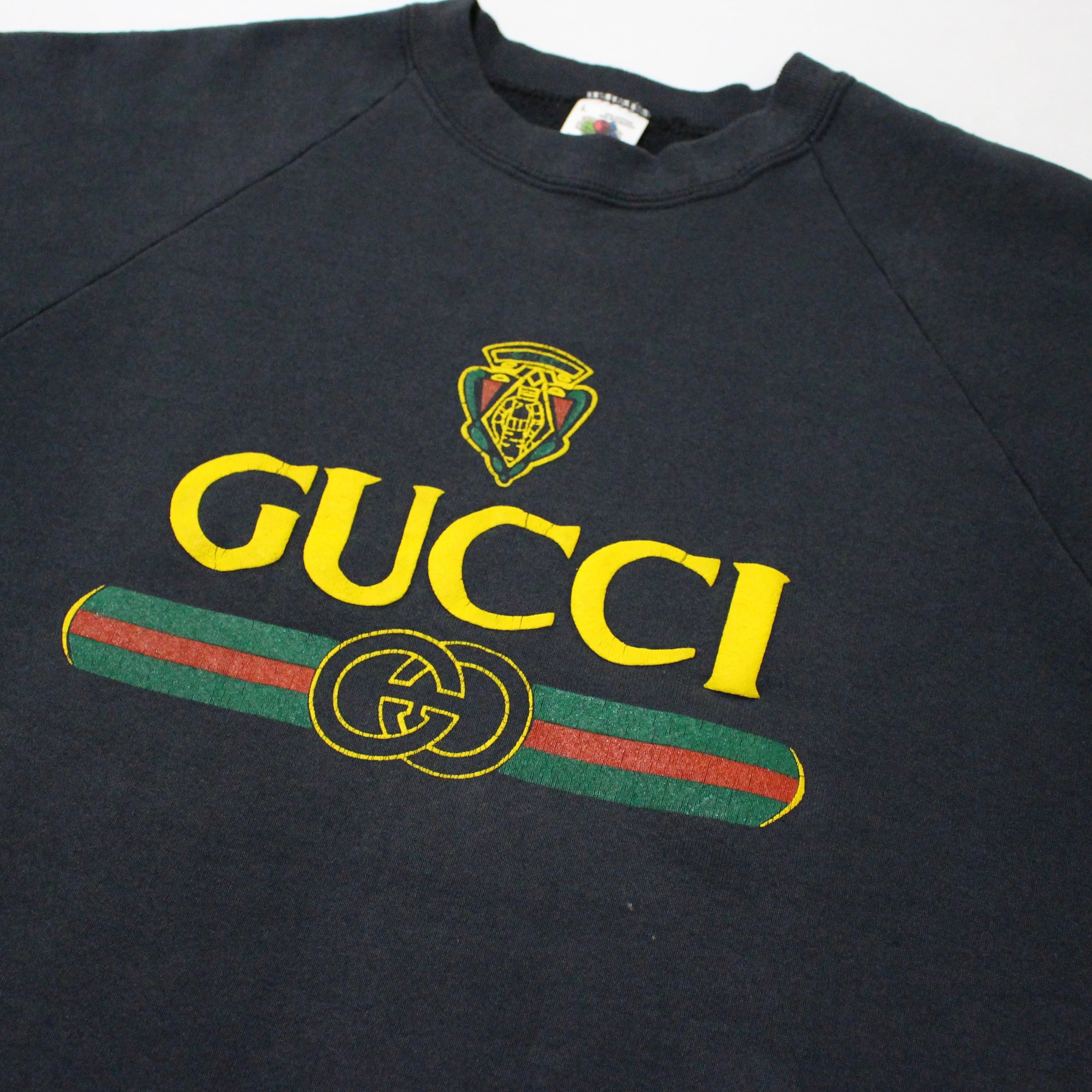 90s USA製 Bootleg GUCCI ブート グッチ ロゴプリントデザイン 90s USA製 Bootleg GUCCI ブート グッチ ロゴプリントデザイン