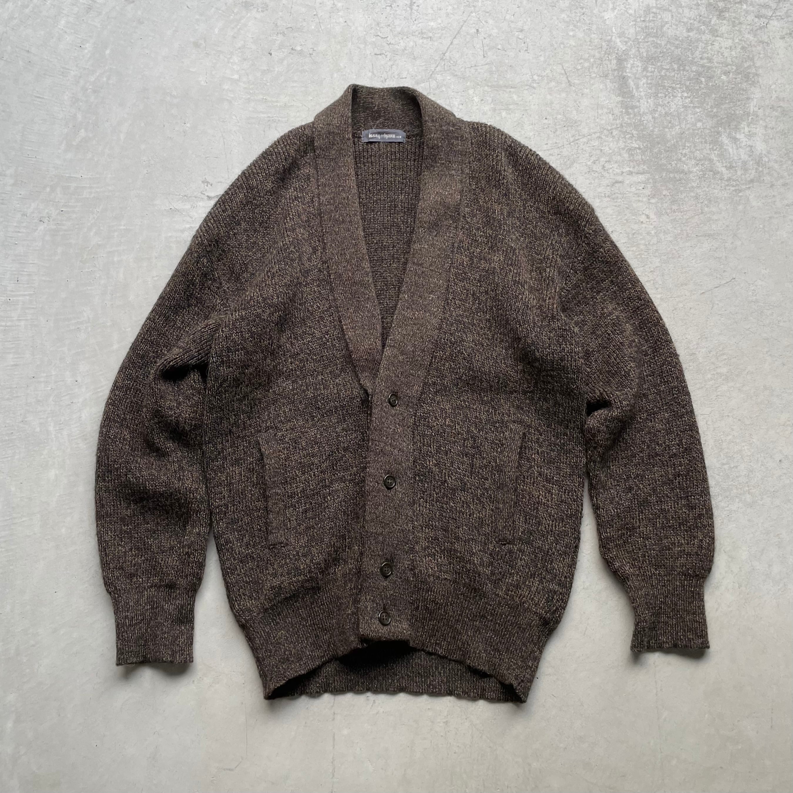 ISSEY MIYAKE/80s 筆タグ wool cardigan | Seek the online