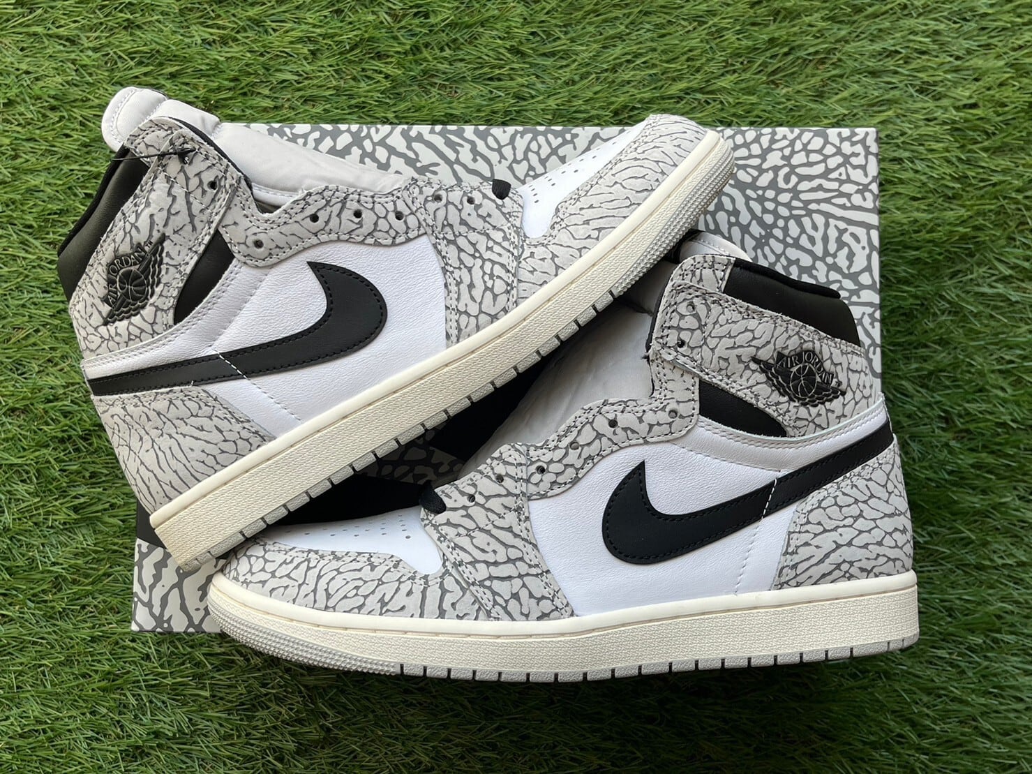 28cm Nike Air Jordan 1 White Cement