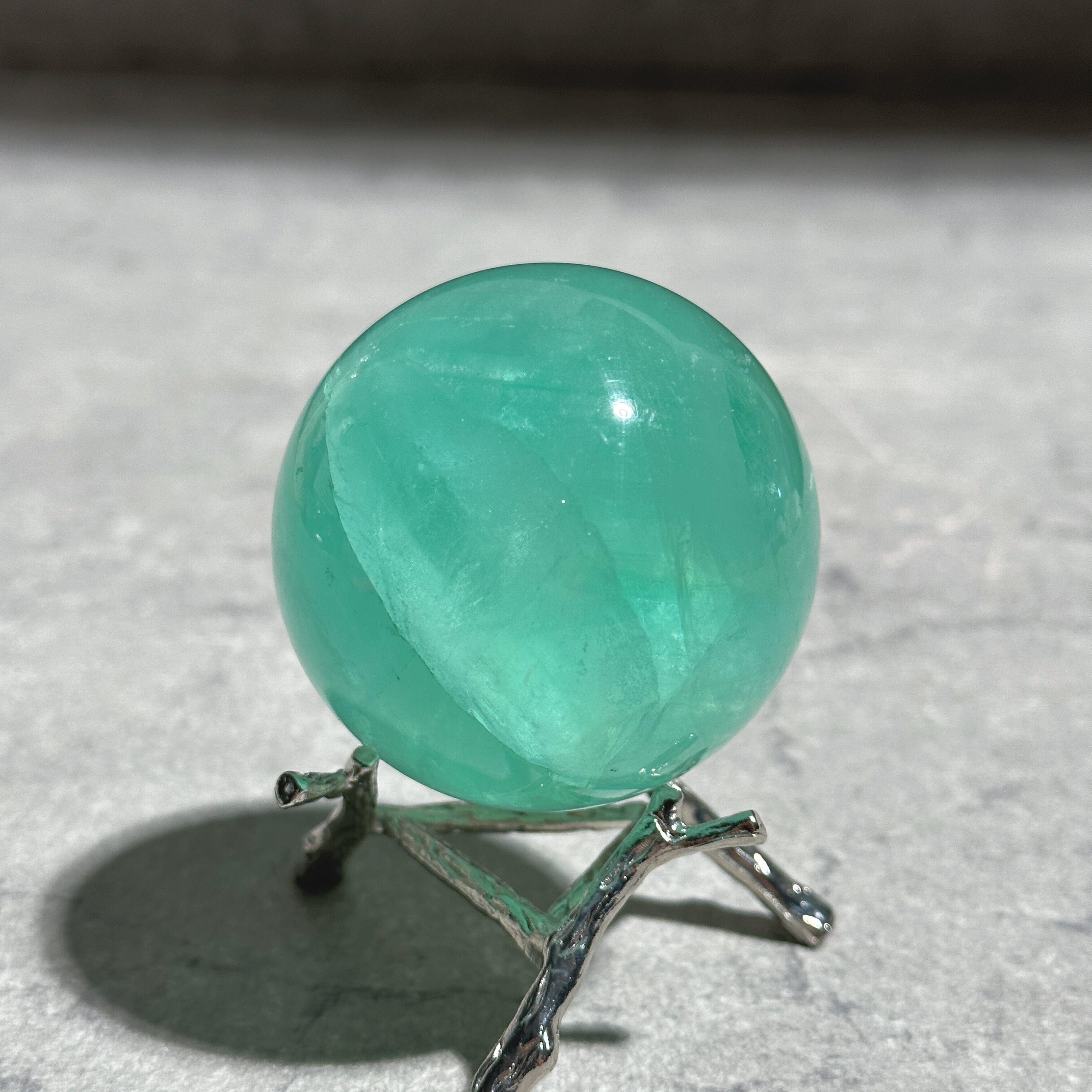 グリーンフローライト スフィア02◇ Green Fluorite ◇天然石・鉱物