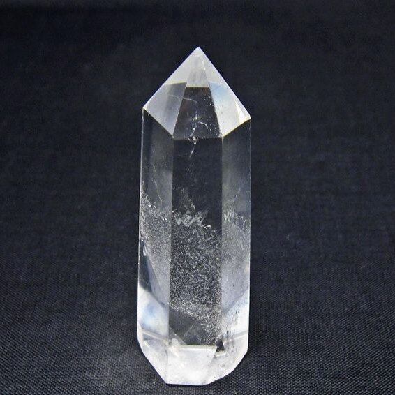 水晶 六角柱 ポイント 置物 一点物 142-11173