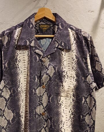 80s～ SNAKE SKIN ILLUSIONS Camo Shirt | PAY ID