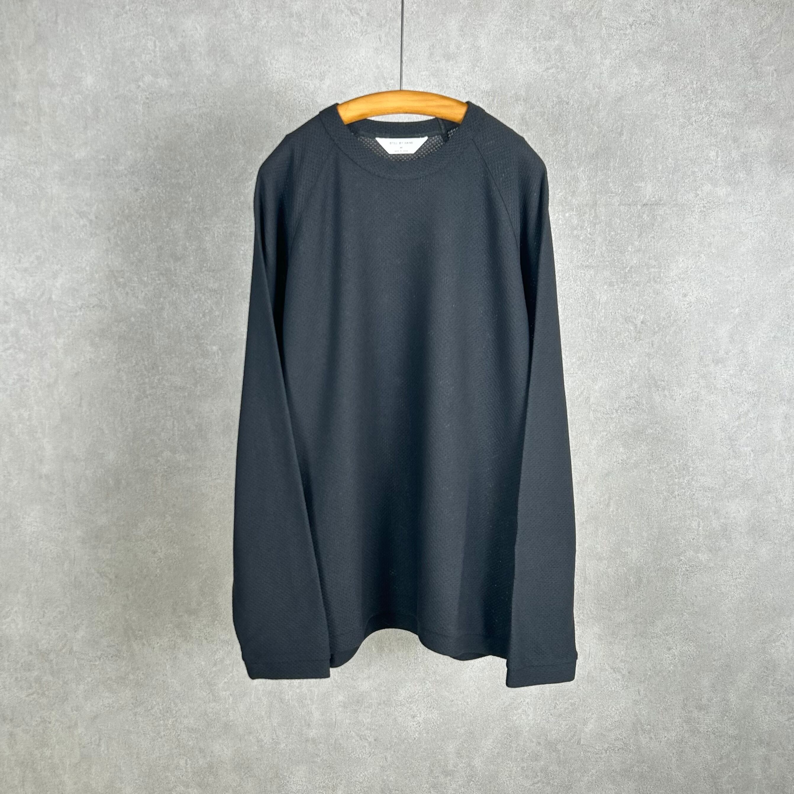 26SS》【STILL BY HAND】MOSS STITCH LONG SLEEVE スティルバイハンド