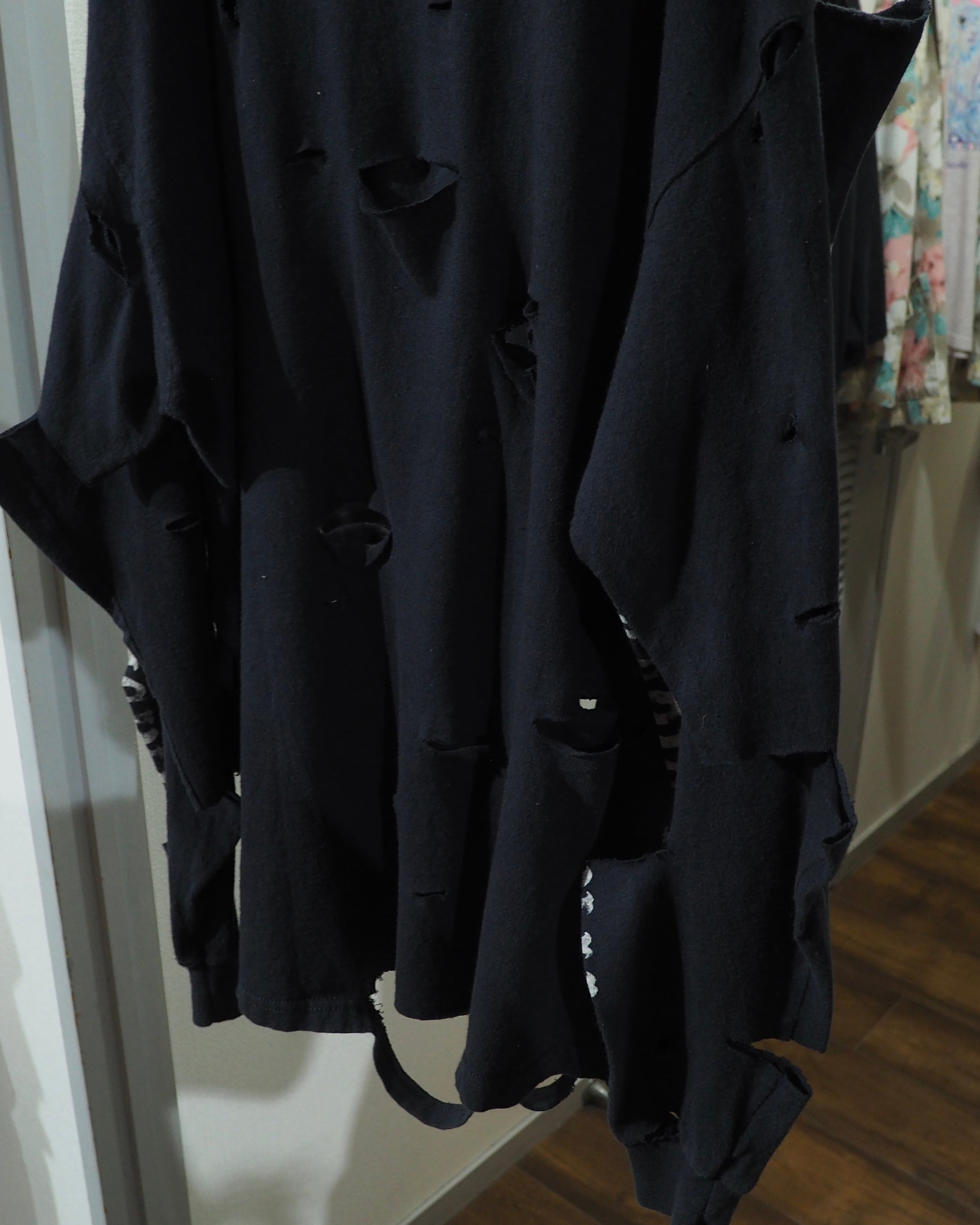 ” 循環 ” ” 死神 - Grim reaper ” Boro Circulation Re:make long sleeve Tee