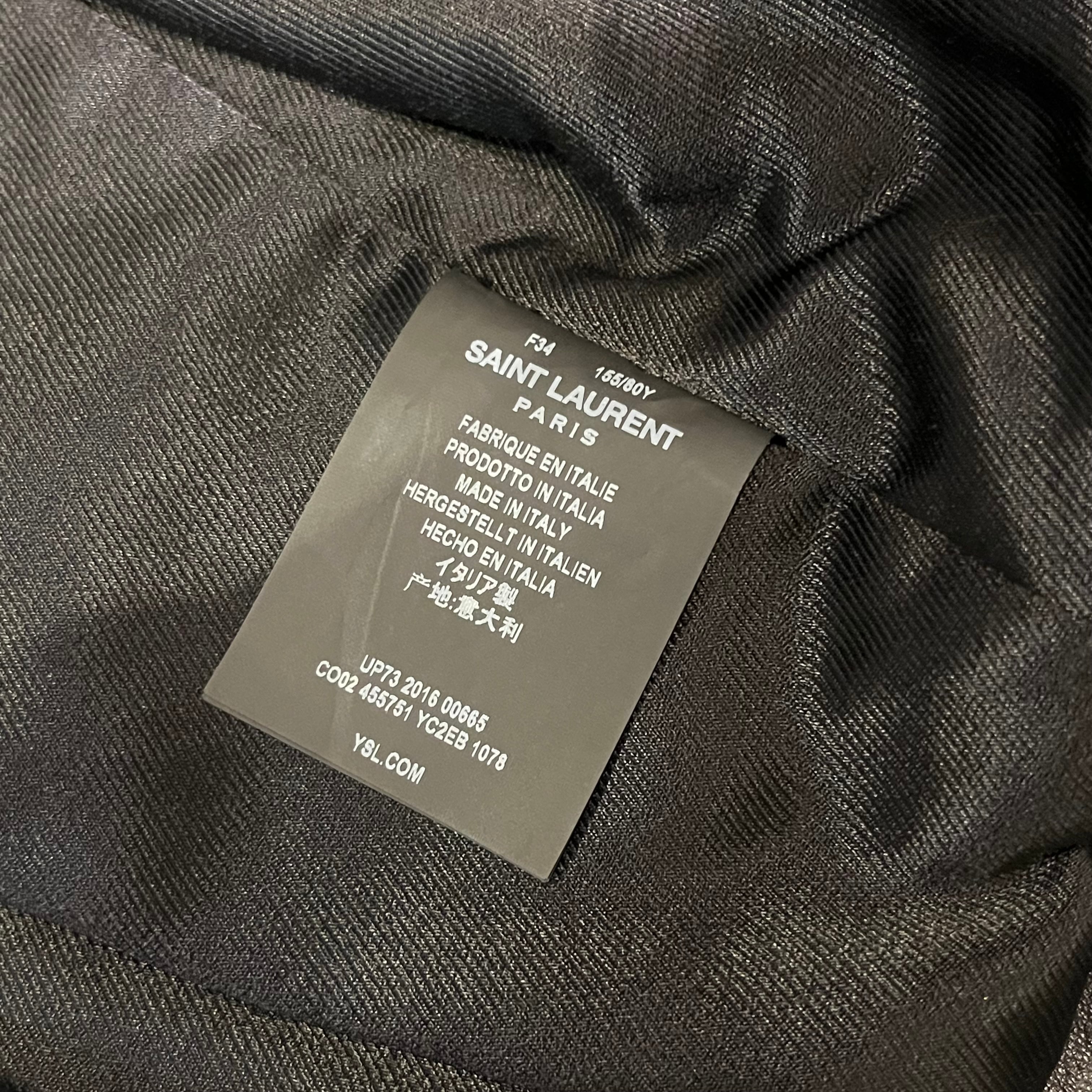 Saint Laurent サンローラン L01 LOVE エディ期 ライダース Saint Laurent サンローラン L01 LOVE エディ期 ライダース