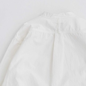 リネン RINEN 80/2ダウンプルーフ スタンドカラーシャツ(R35001)全3色