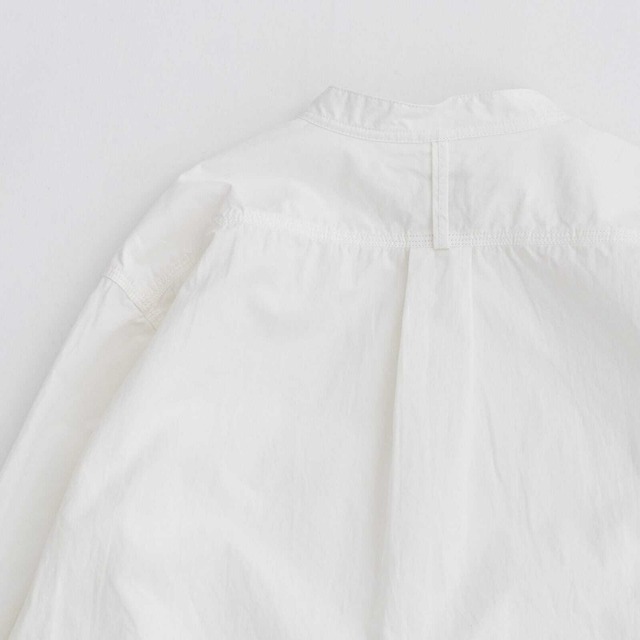 リネン RINEN 80/2ダウンプルーフ スタンドカラーシャツ(R35001)全3色