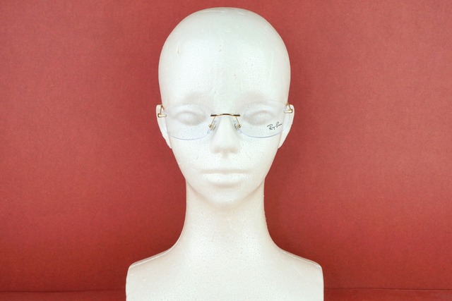 Ray-Ban メガネ RX3767V 2500 オーバル ツーポイント 縁無し RB3767V レイバン 正規品-5枚目