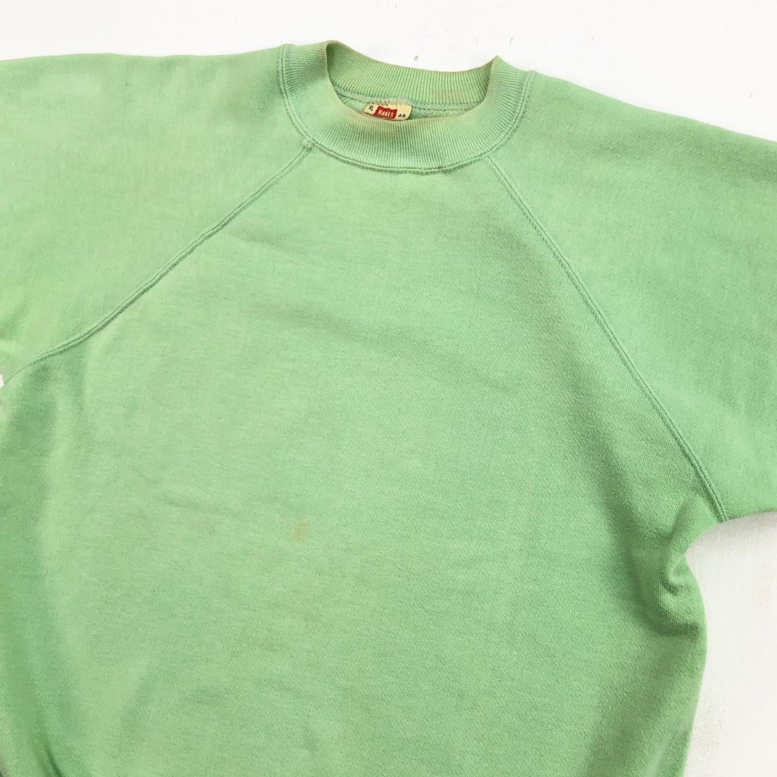 HANES BREEZE SHIELD 50- 60年代 ラグランスリーブ 丸胴 半袖