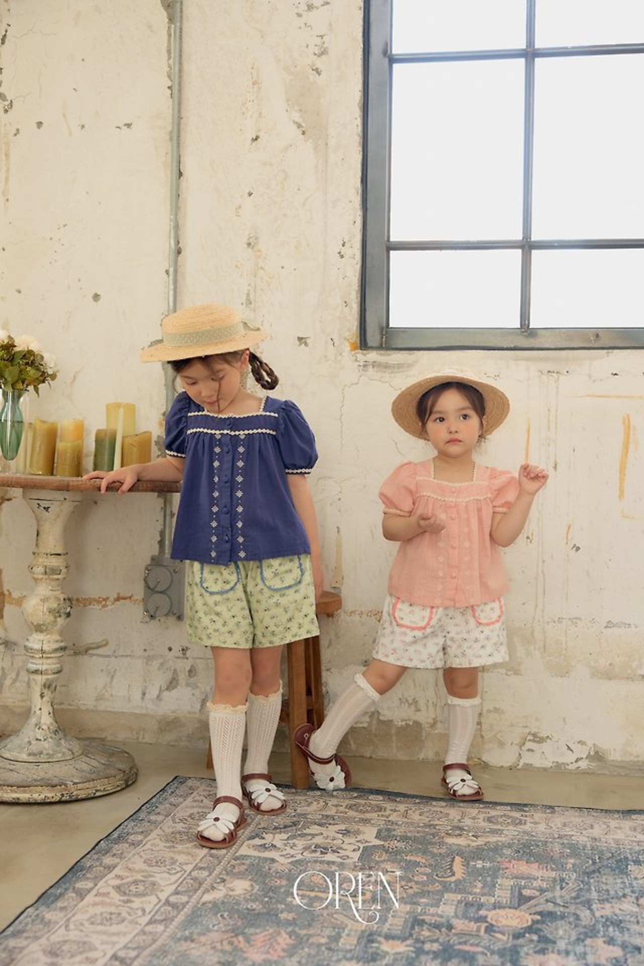 [Oren] Eloise Linen Blouse / [오렌] 엘로이즈린넨블라우스